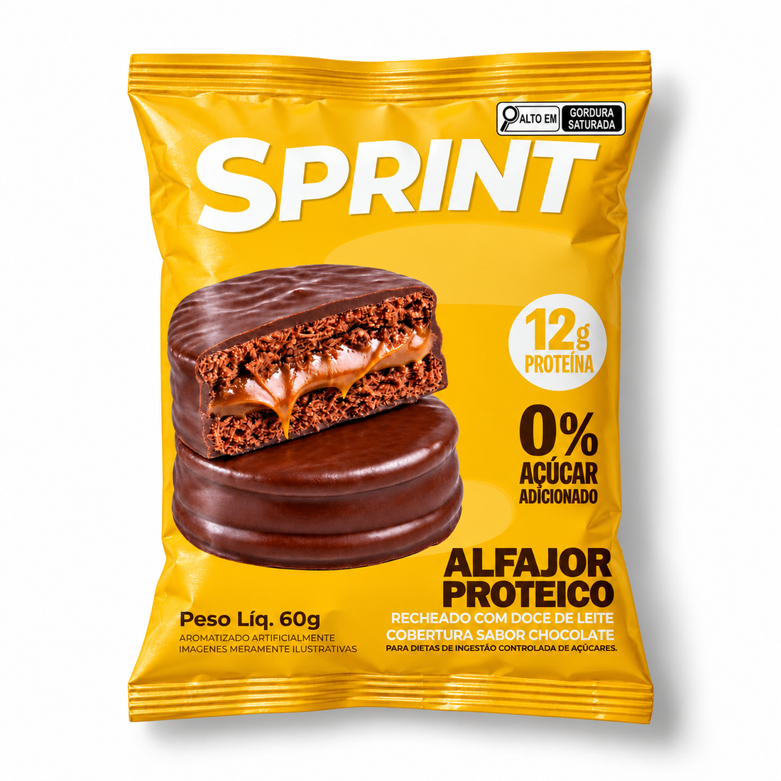 ALFAJOR PROTEICO - CAIXA X10