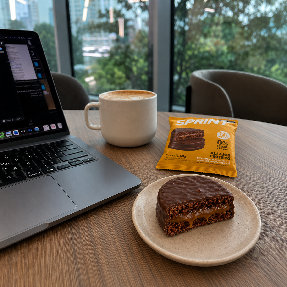 ALFAJOR PROTEICO - CAIXA X10