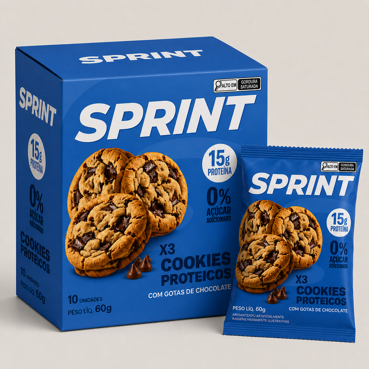 COOKIES PROTEICOS X3 - CAIXA X10