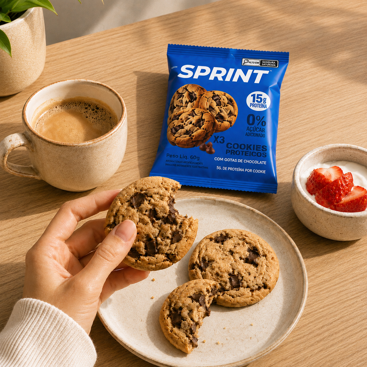 Produtos e rotina Sprint